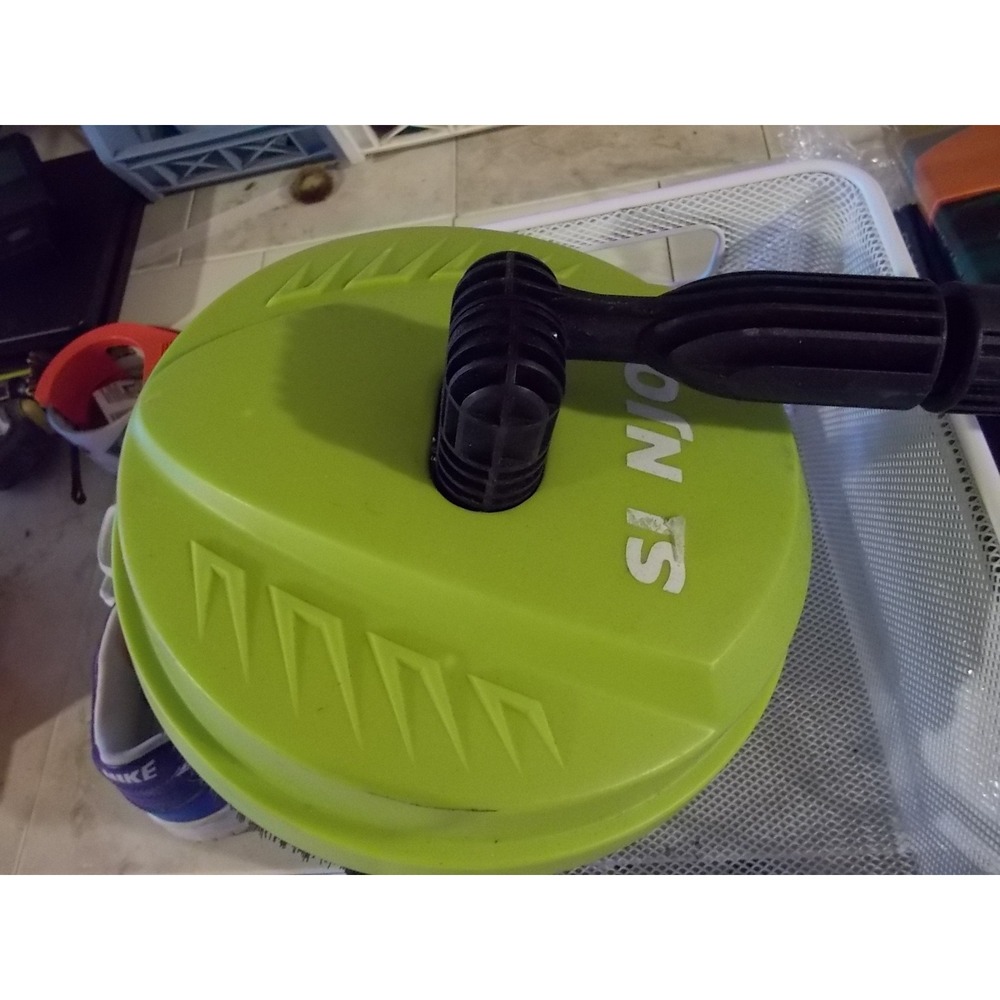 Sun Joe SPX-PCA10 10-Inch Surface Cleaner Attachment for Pressure Washers Green